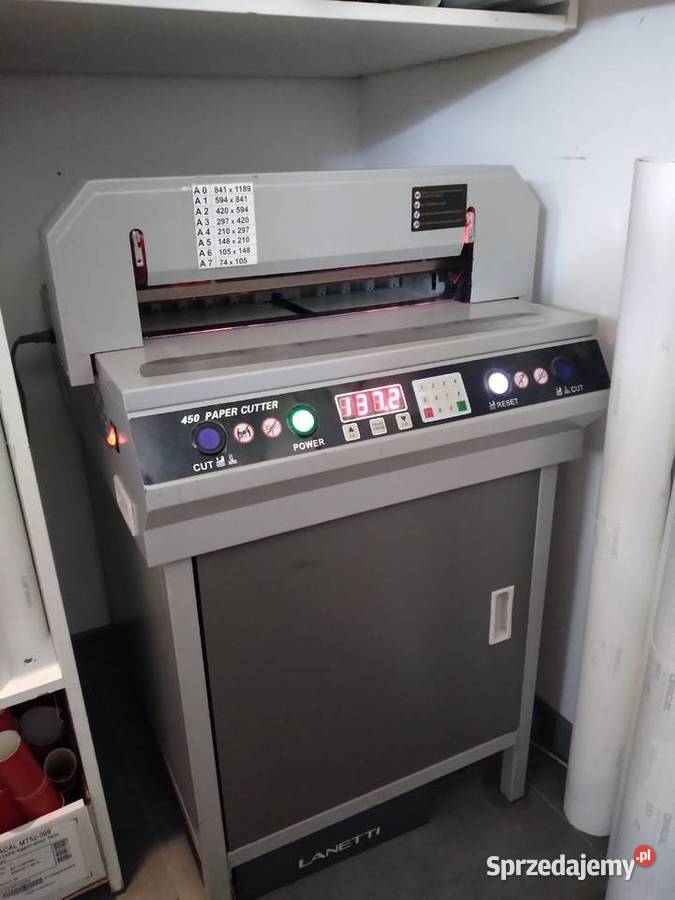 Gilotyna elektryczna do papieru 450Vs z