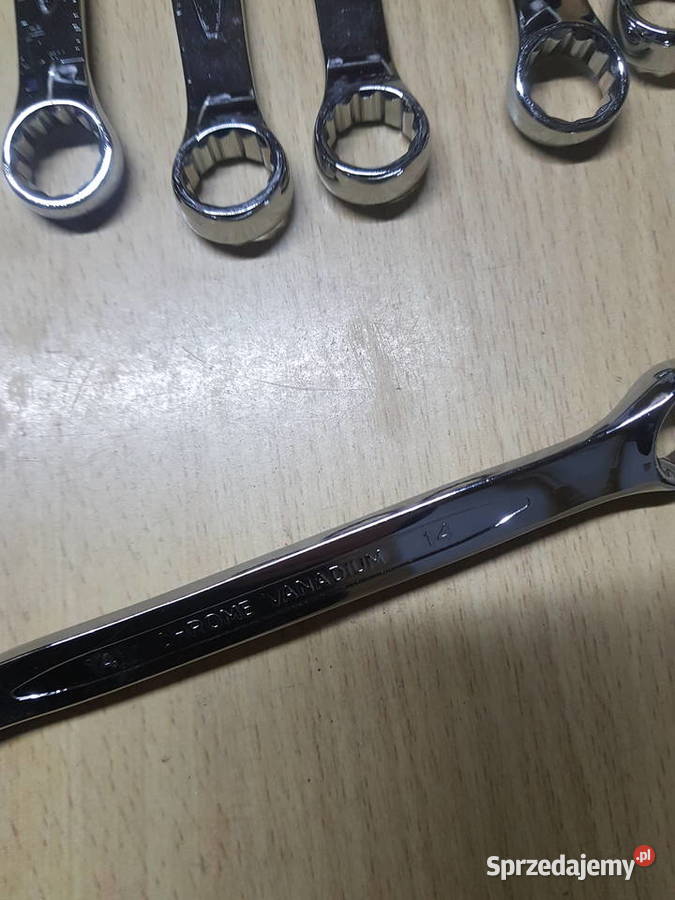 Klucz płasko oczkowy 14mm stal chromowowanadowa