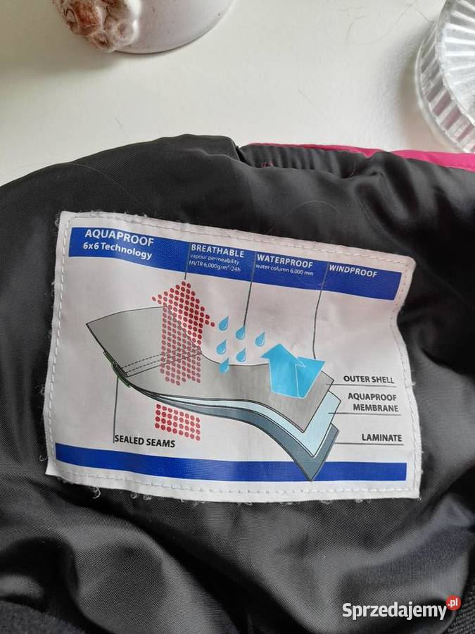 Spodnie narciarskie Trollkids M Bez wzoru dolnośląskie Bogatynia