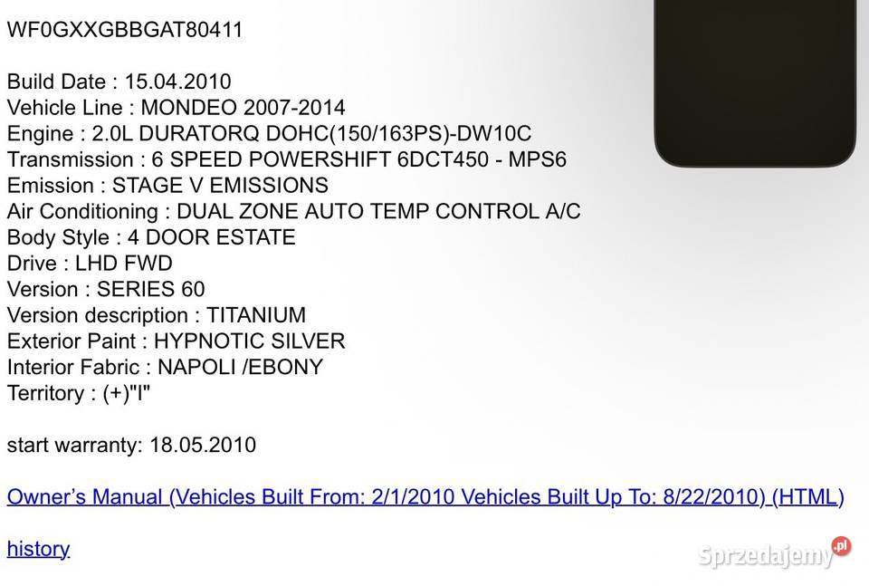 Mondeo MK4 kombi Mondeo Skrzyszów
