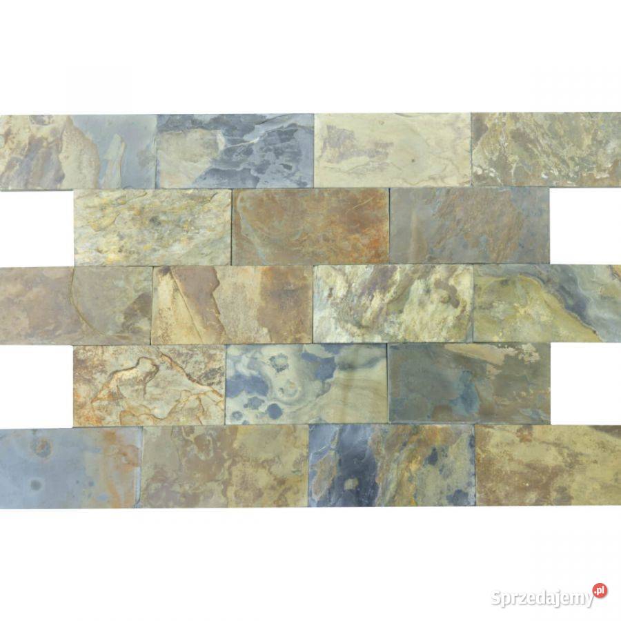 Płytki Łupek California Gold naturalny 30x15x1 Pozostałe Łódź sprzedam