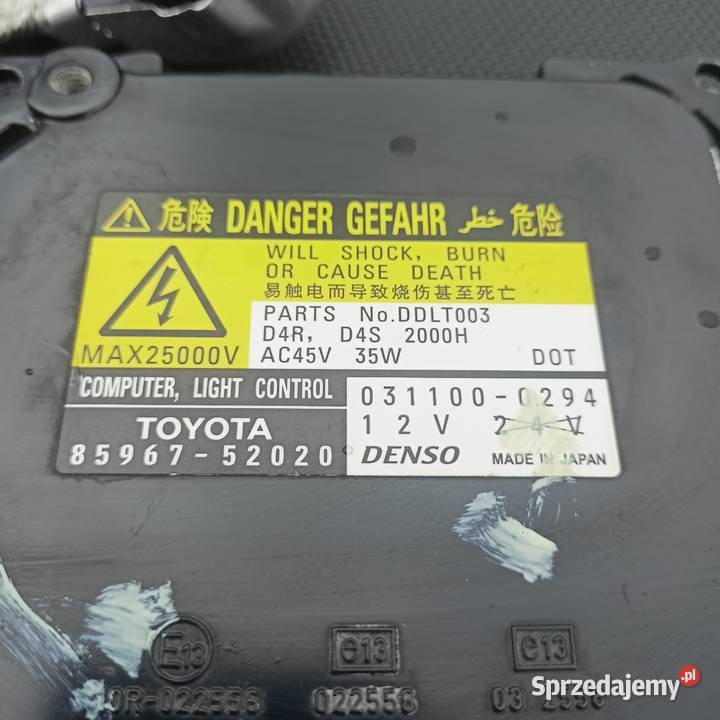 TOYOTA XENON PRZETWORNICA DENSO DDLT003 Mietków