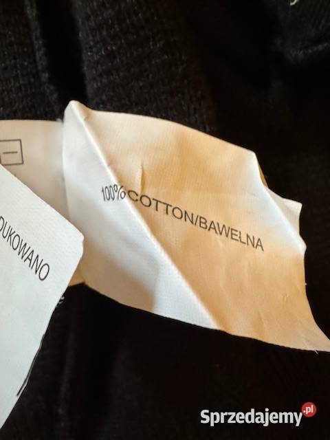 Sweter męski L Carry na zamek z bawełny czarny z Swetry i golfy Częstochowa