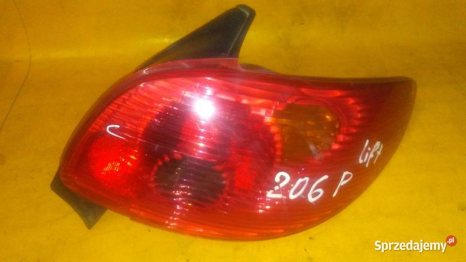 lampa tył prawa Peugeot 206 Lift Piotrków Trybunalski