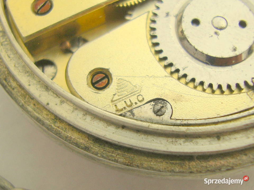 LUC CHOPARD watch zegarek kieszonkowy SREBRNY