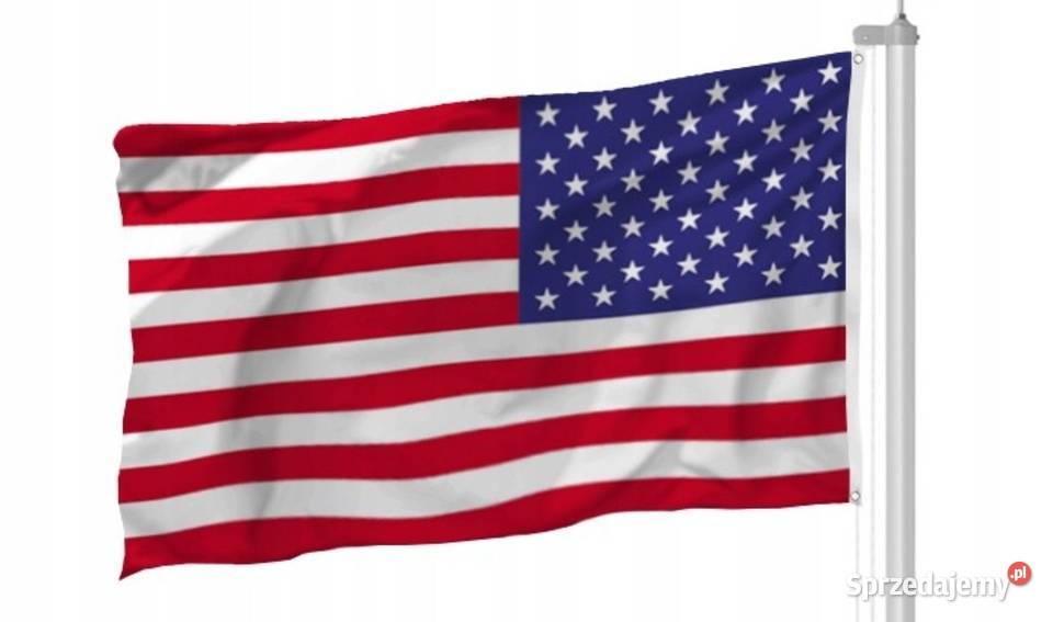 Oryginalna flaga USA 90x58 Stany Zjednoczone Rewal