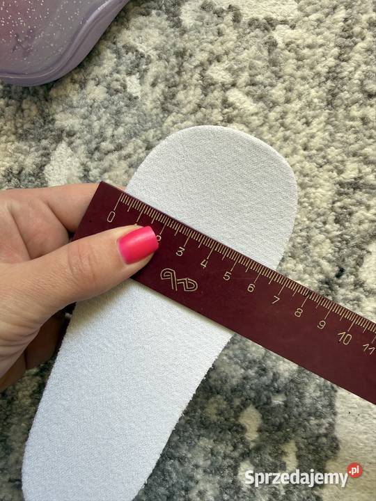 NOWE kalosze dziecięce KUROMI r25 brokatowe fioletowy