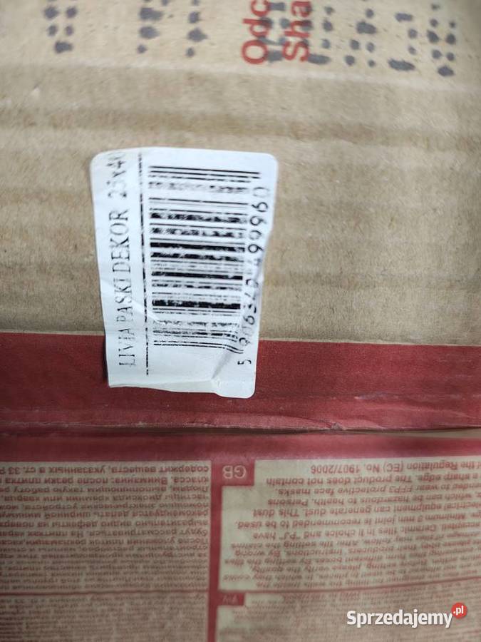 Glazura Livia paski dekor 25x40 Lublin sprzedam