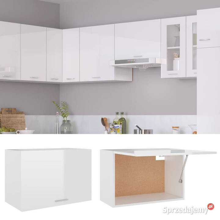 Szafka wisząca wysoki połysk biała 60x31x40 Warszawa