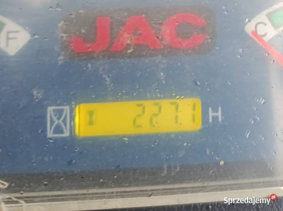 Wózek widłowy JAC CPQYD25 triplex 45 m 25 t lpg Kęty