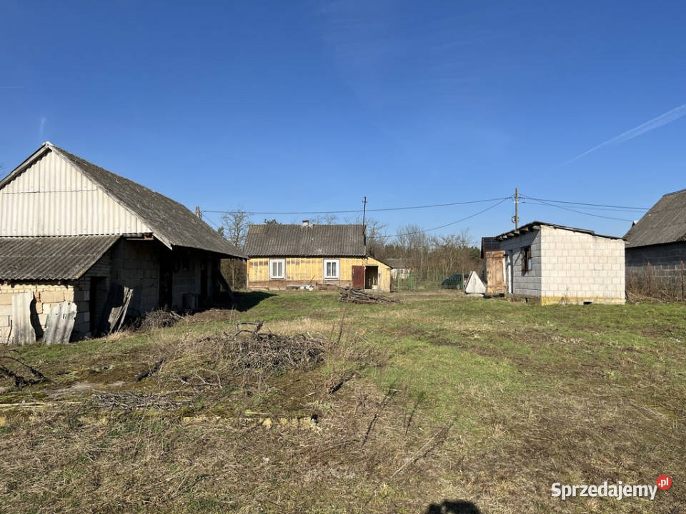 Dom drewniany na działce 800 m2 w Chotczy mazowieckie