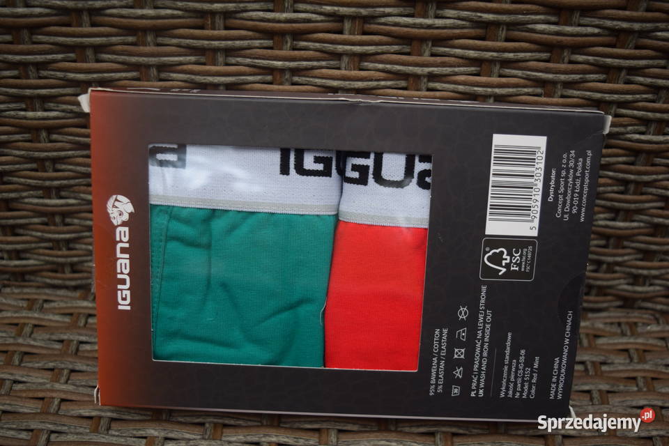 Bokserki IGUANA 4 Pary4 KoloryRozmiar XLOlsztyn