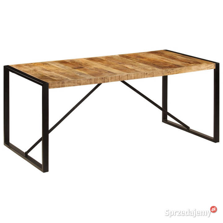 Stół jadalniany 180 x 90 x 75 lite drewno mango Stoły Warszawa