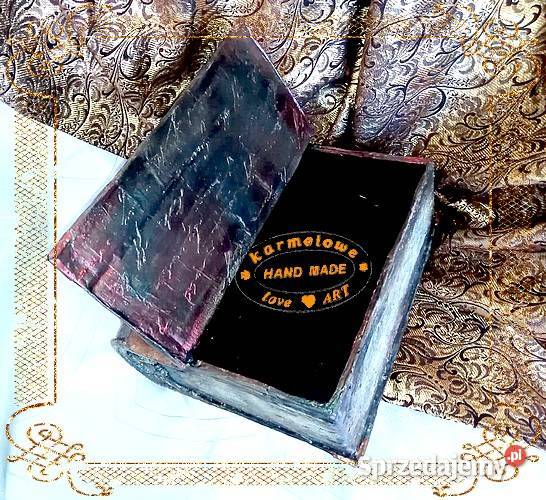 Szkatułka rękodzieło decoupage mixmedia Warszawa sprzedam