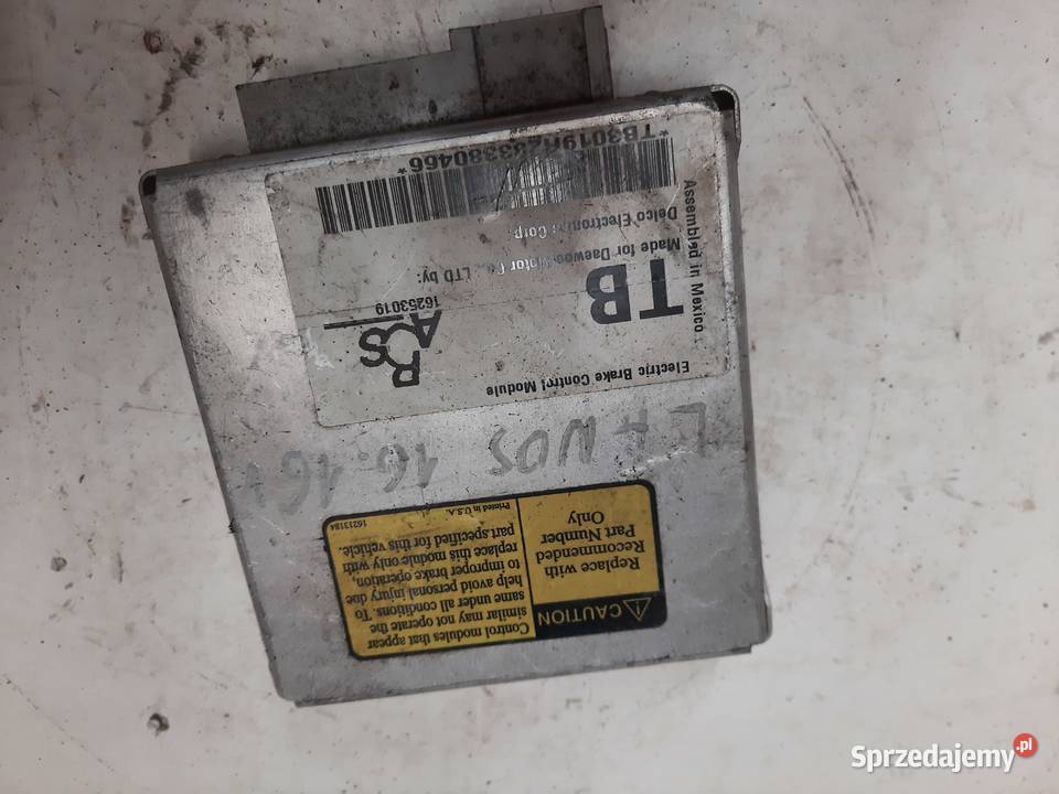 LANOS MODUŁ STEROWNIK ABS 16253019