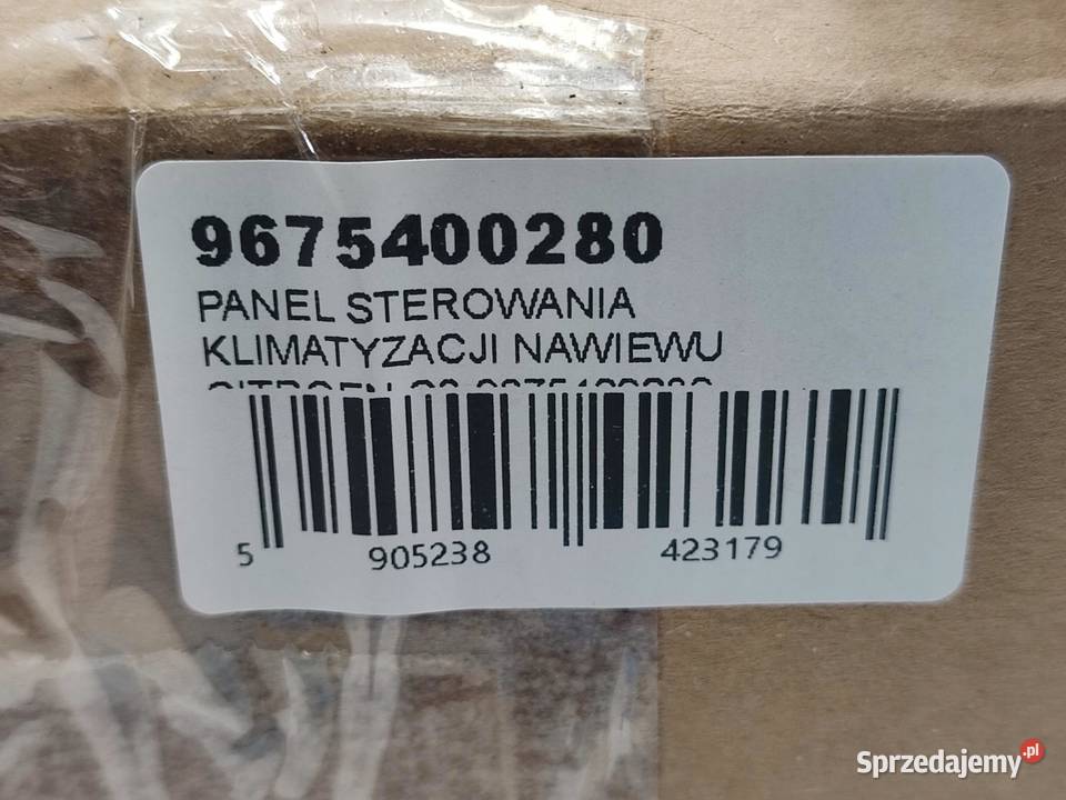 PANEL STEROWANIA NAGRZEWNICY CITROEN C3 SC 0916