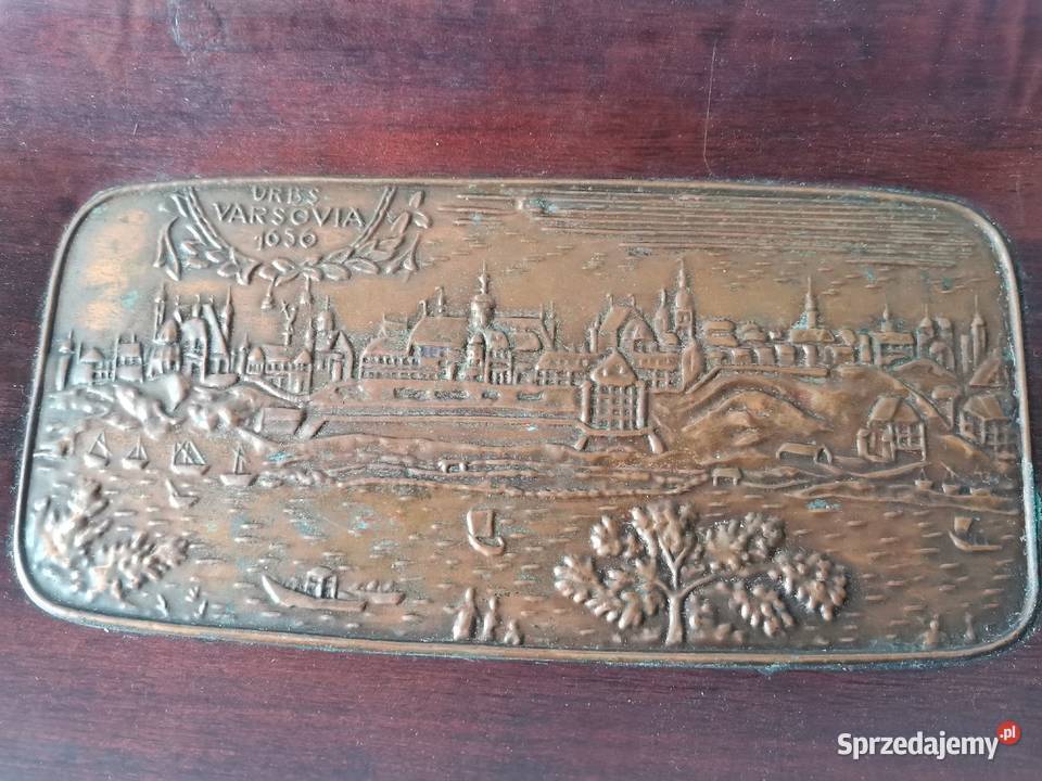 Stara wisząca patera Warszawa design PRL 1960 Katowice