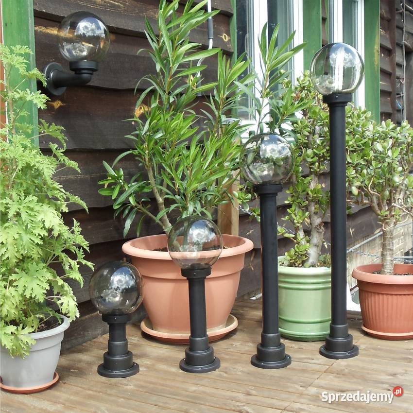 Komplet Lamp ogrodowych Dymne Kule wysokość 57 6 Siedlec sprzedam