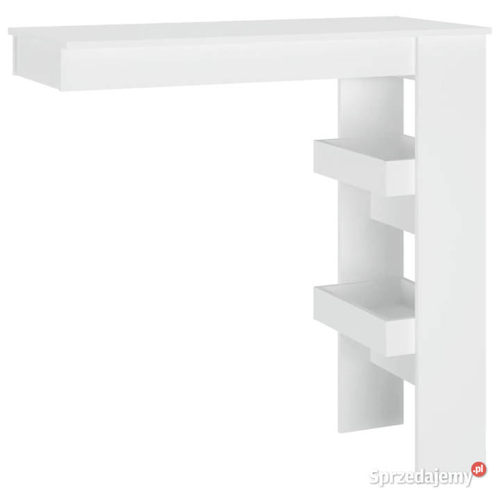 Stolik barowy biały 102x45x1035 materiał mazowieckie Warszawa