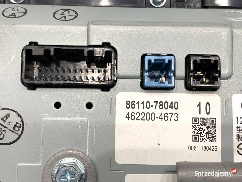 WYŚWIETLACZ LEXUS NX 8611078040 EKRAN MONITOR