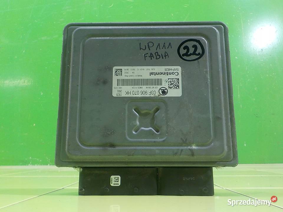 SKODA FABIA II LIFT 12 TSI HB 5D sterownik Suków