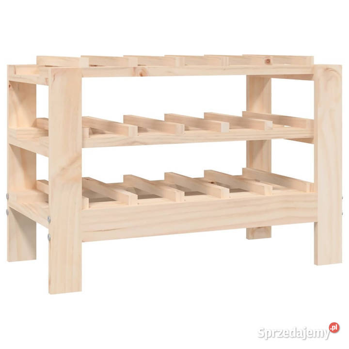 Stojak na wino 615x30x42 lite drewno sosnowe Warszawa sprzedam