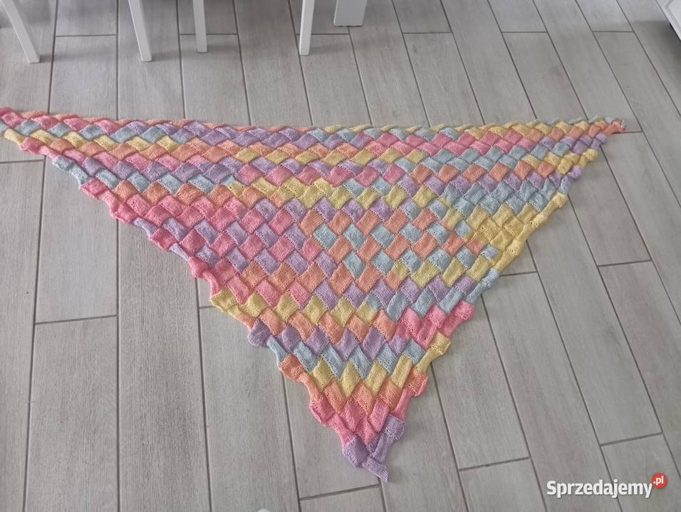 Chusta entrelac HANDMADE Jastrzębie-Zdrój