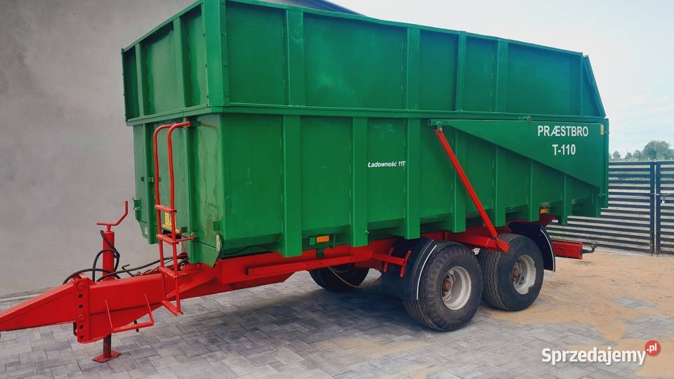 Przyczepa rolnicza skorupowa Agromet Praestbro łódzkie Sieradz