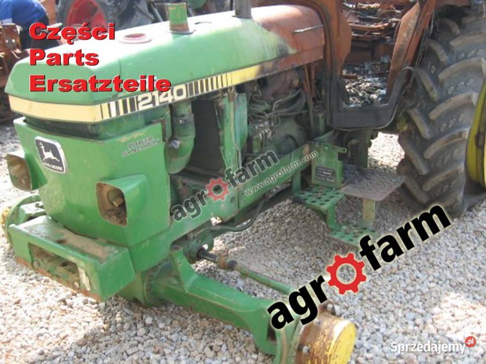 John Deere 2140 części skrzynia biegów silnik Byków