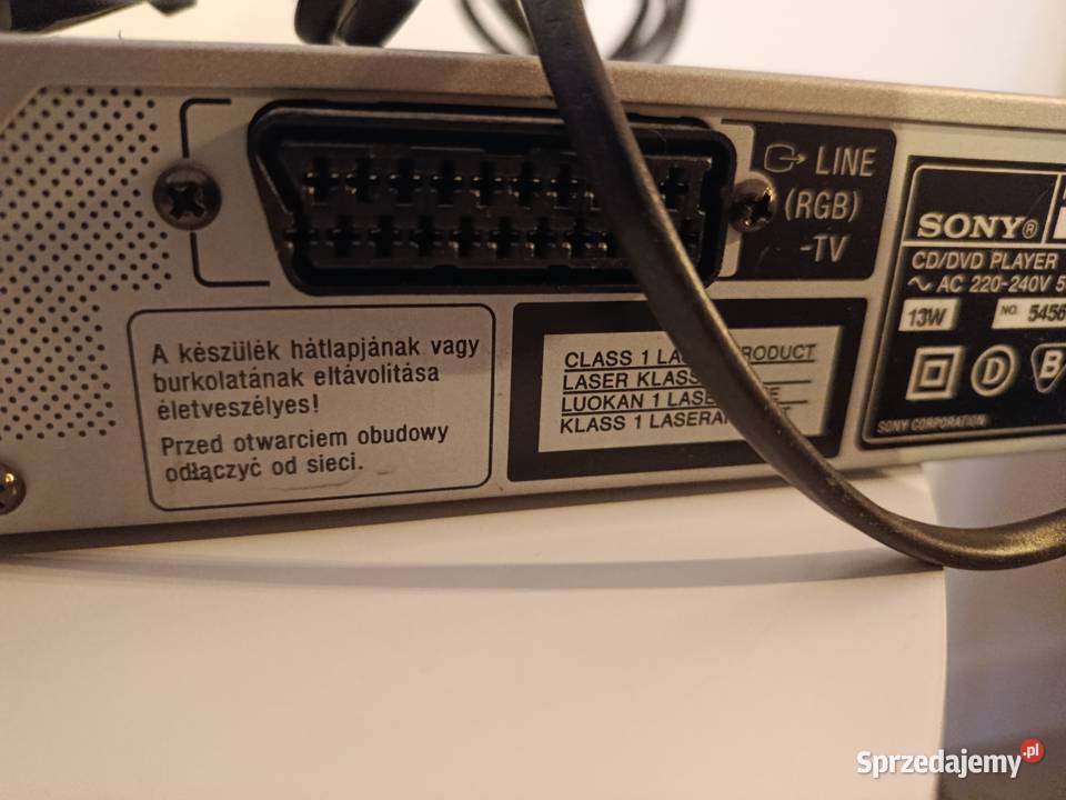 Odtwarzacz DVD MP3 Sony DVD i Blu-ray kujawsko-pomorskie Brodnica