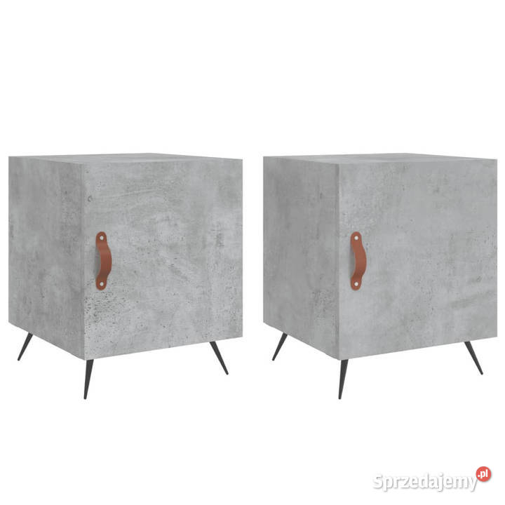 Szafki nocne 2 szarość betonu 40x40x50 WM827509 Warszawa