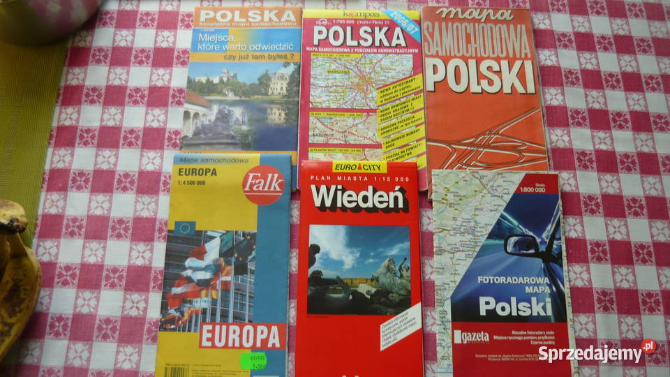 Mapy samochodowe PolskaEuropaWiedeń Myszków