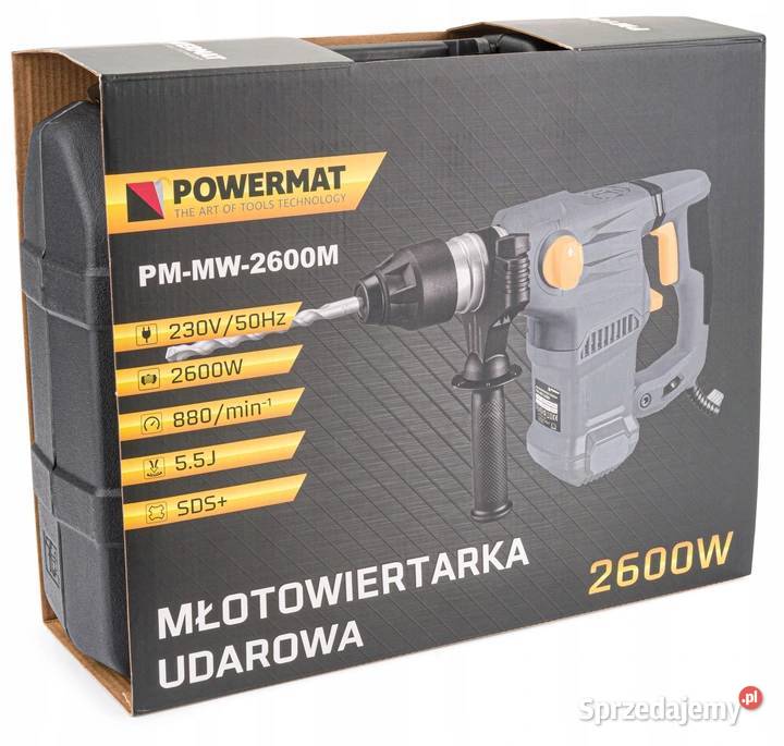 Młot Udarowy Młotowiertarka SDS 2600W Lublin