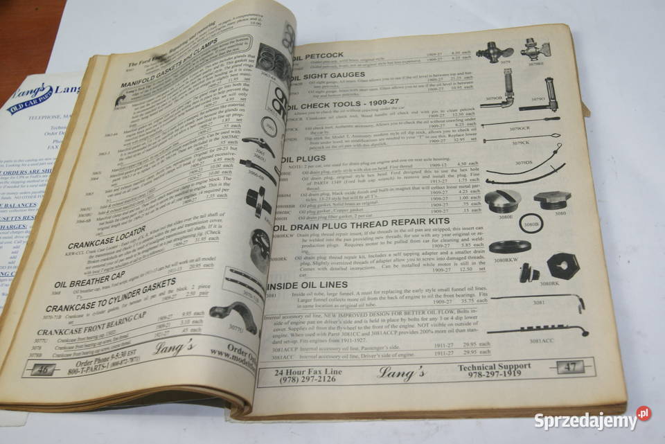 FORD T KATALOG CZĘŚĆI FORD MODEL A T Pozostałe Rybnik