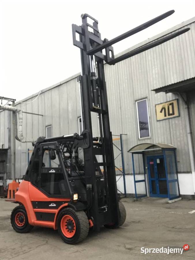 Linde H80 T Wózek widłowy używany 8 ton udźwigu gaz Elbląg sprzedam