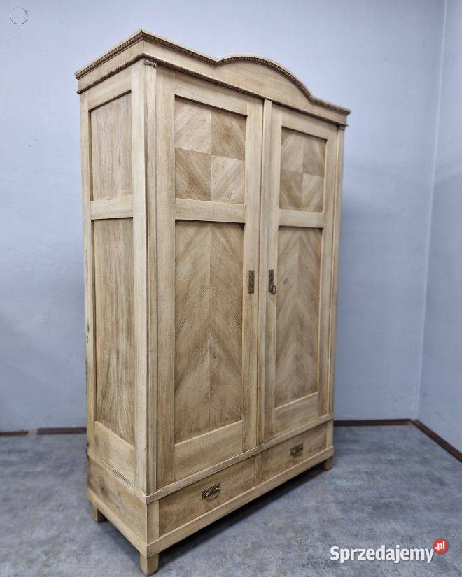 Dębowa szafa ludwikowska ponad 100letni antyk 2