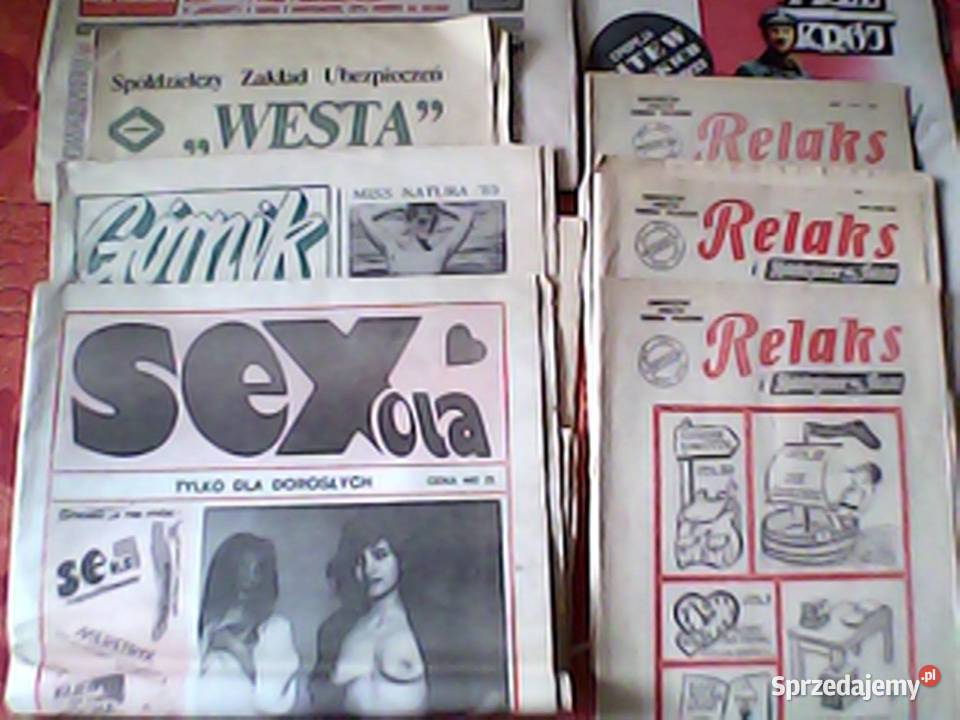 Stare gazety z lat 1980 90 tych TRYBUNA RELAX mazowieckie Warszawa