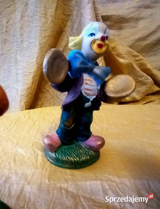 Orkiestra 3 figurek klownów ceramicznych dolnośląskie sprzedam