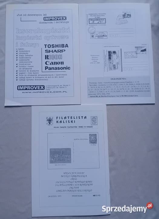 Kwartalnik Filatelista Kaliski rocznik 2000 Brak Koźminek sprzedam
