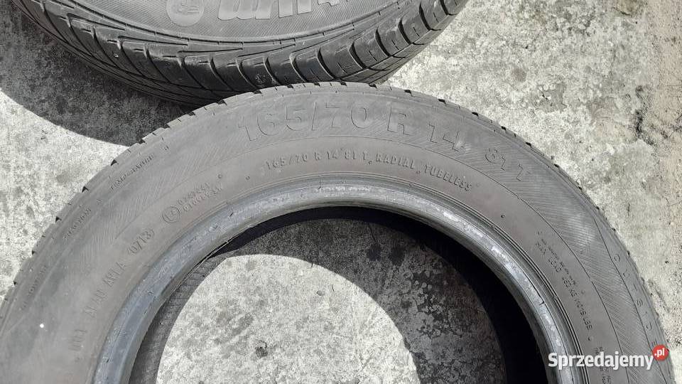 Para opon letnich Barum 16570 R14 bieżnik 4 mm 14cale Ostrów Wielkopolski sprzedam