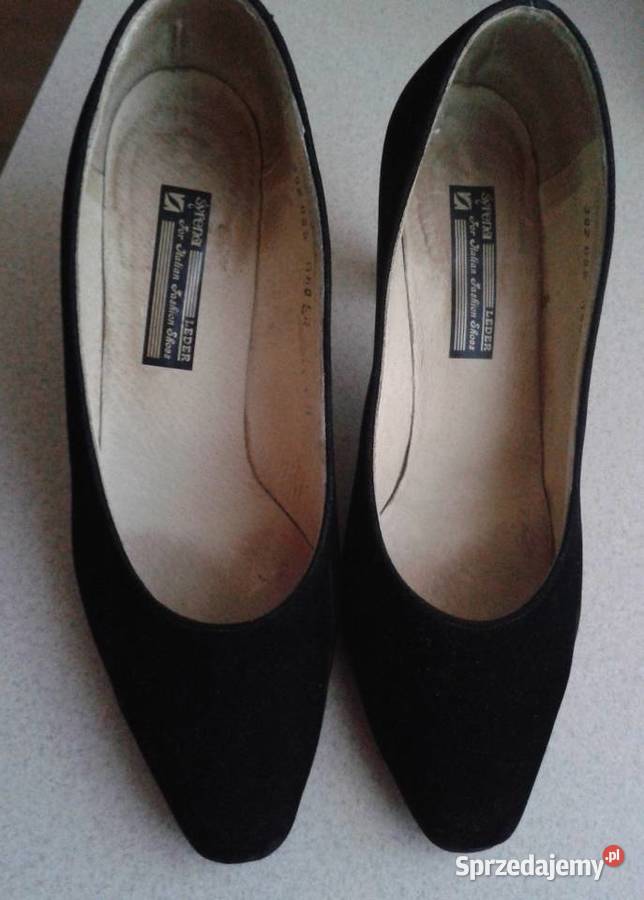 Czółenka pantofle skórzane i zamszowe 37 Warszawa sprzedam