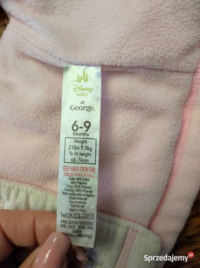 Disney Baby kamizelka polar bezrękawnik z Disney
