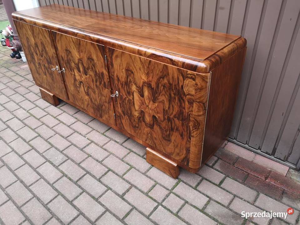 Komoda ARTDECO Orzech RTV Niska 180 Zgrabna Swarzędz