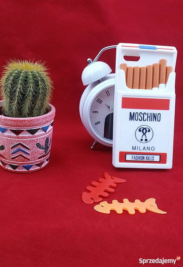 Etui CIGARET PAPIEROSY Moschino Milano Fashion 4 Pokrowce, futerały i kabury sprzedam