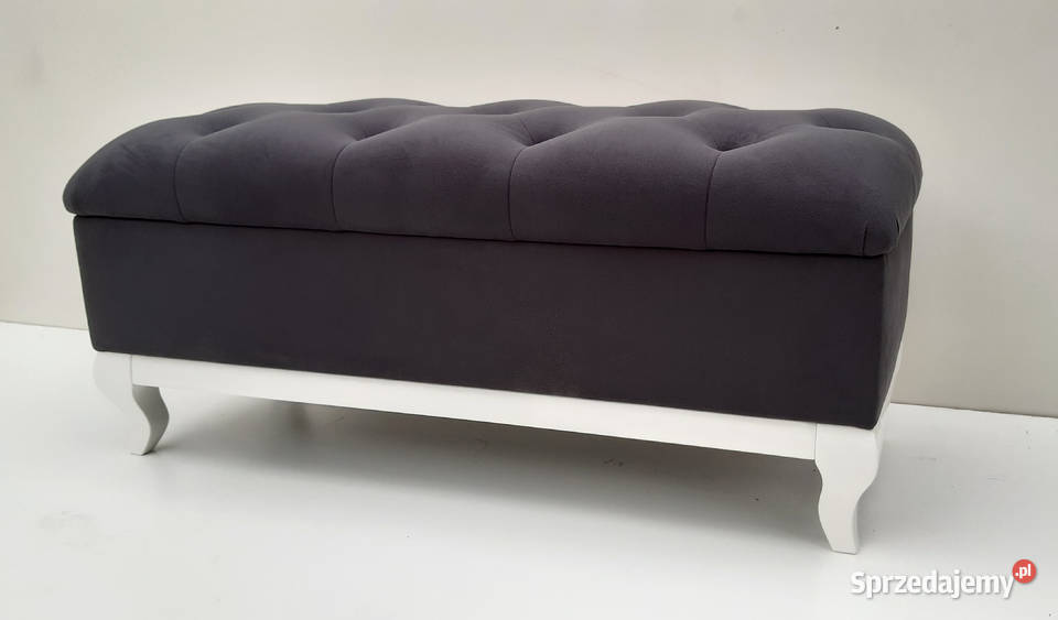 PUFA ŁAWKA CHESTERFIELD OTWIERANA POD WYMIAR Fotele i pufy Poznań