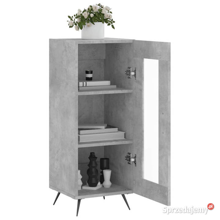 Szafka szarość betonu 345x34x90 materiał mazowieckie Warszawa sprzedam