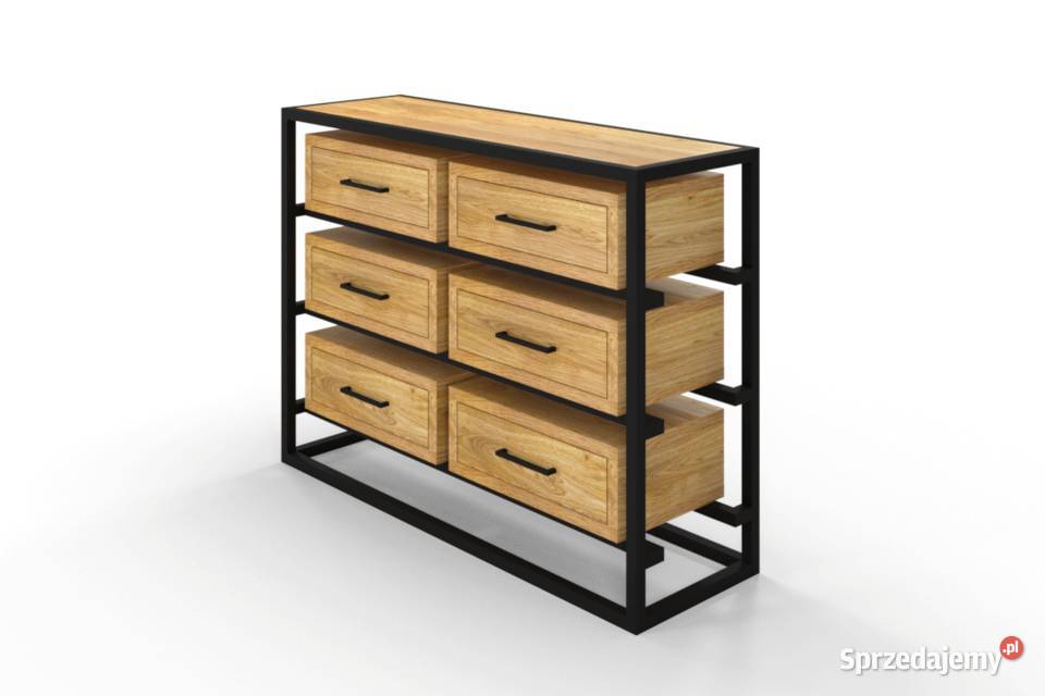 Komoda Dębowa Lity Dąb RAVA Olsztyn