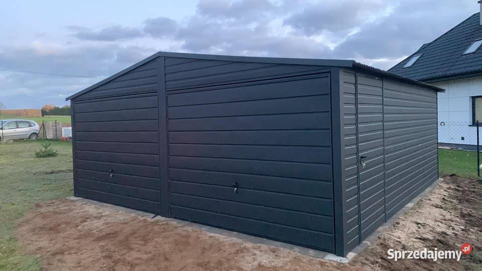 Garaże blaszane wszystkie wymiary garaży reklama