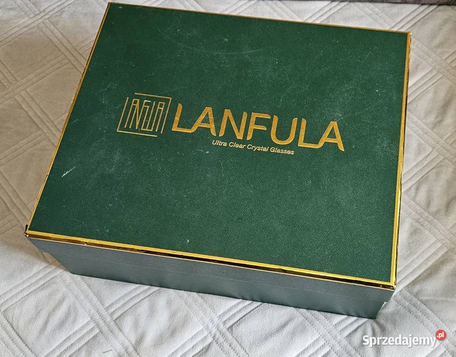 Lanfula kryształowa karafka 4 szklanki do whisky Szklanki i kufle Brzesko