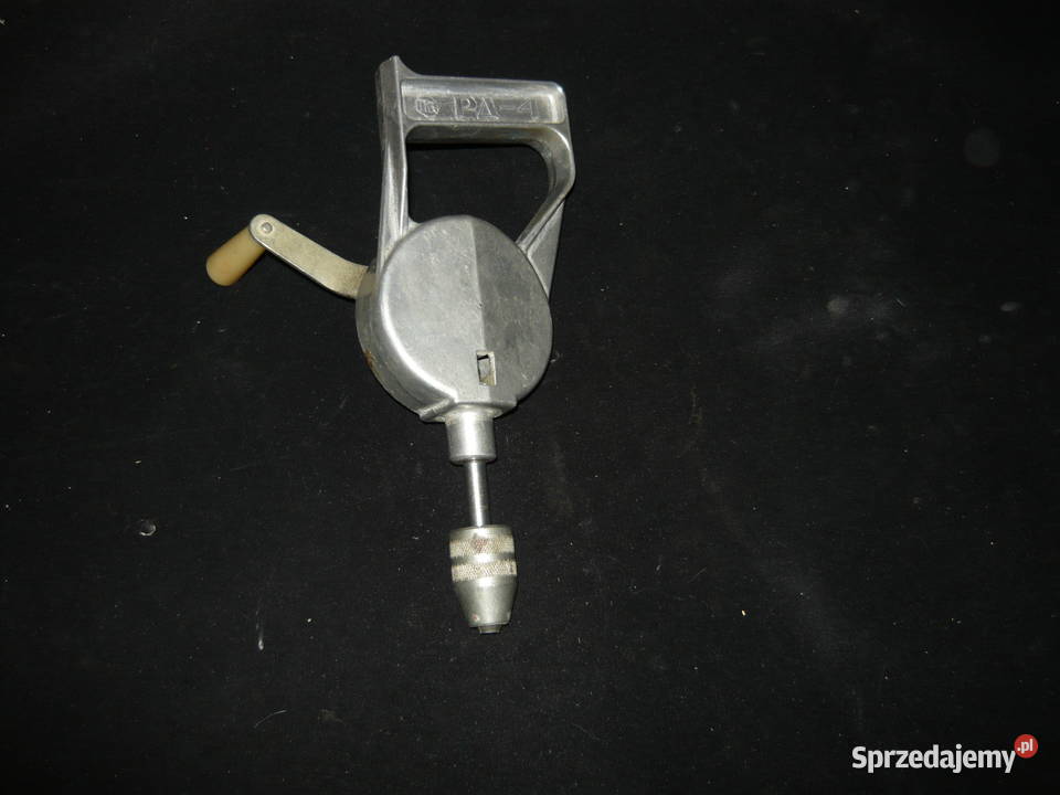 Stara zabytkowa ręczna wiertarka radziecka Akuwa Nowy Sącz